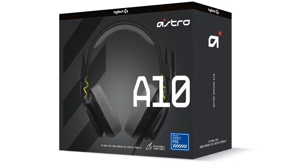 سماعة الألعاب السلكية Astro A10 Gen 2 لجهاز PS5 - أسود سافاج