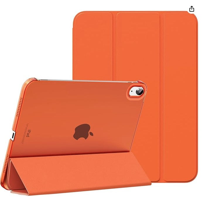 حافظة ذكية خضراء لجهاز iPad 10.9 بوصة الجيل العاشر 2022 برتقالي