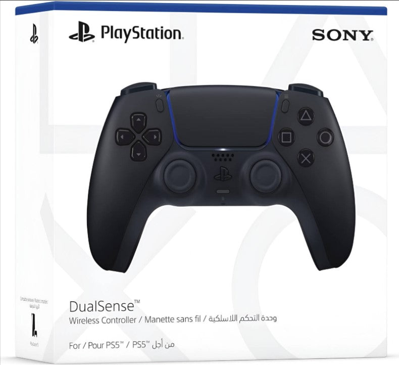 وحدة تحكم لاسلكية DualSense لجهاز PlayStation 5 من سوني - أسود داكن